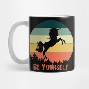 Be yourself - unicorn Mug